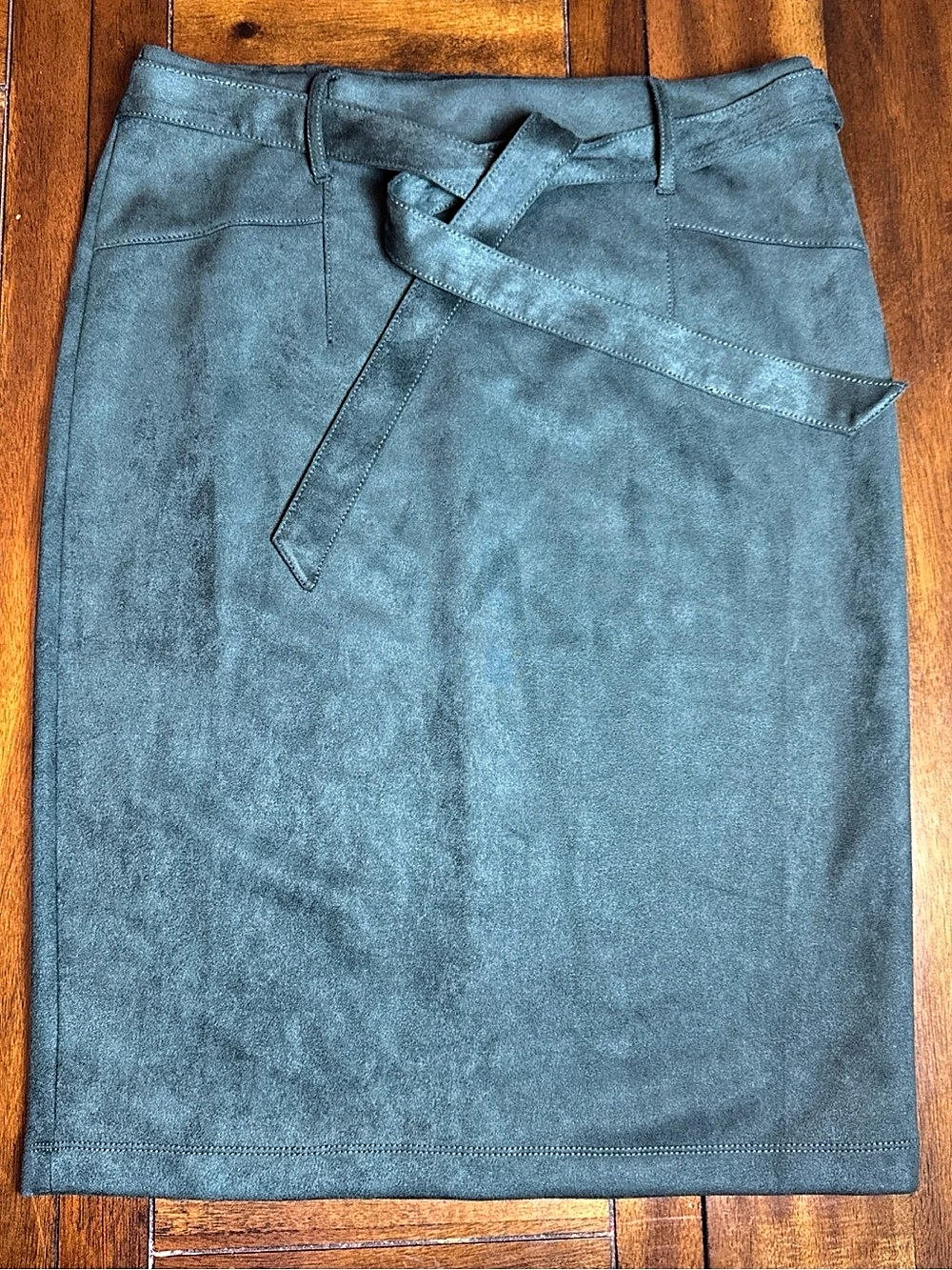 NYCC New York Clothing Co Pencil Skirt Blue Medium Like New